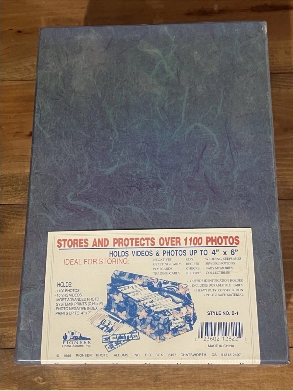 Vintage Pioneer 1100 Capacity Photo/Video Storage Box Style B-1 Acid Free - New